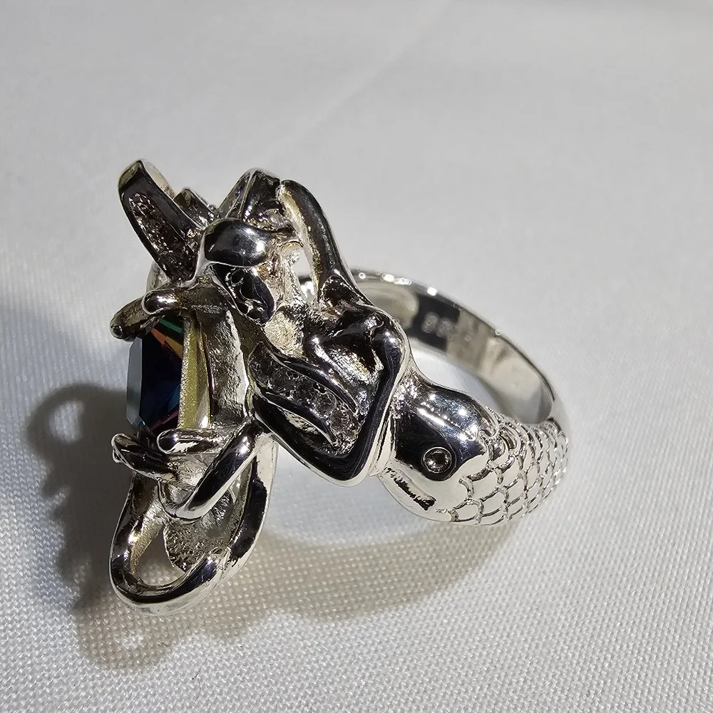 Sterling Siver Mermaid 🧜‍♀️ Ring - Picture 13 of 17